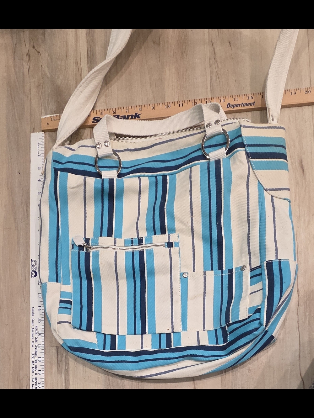 Lock A Bye Canvas Tote Beach Bag